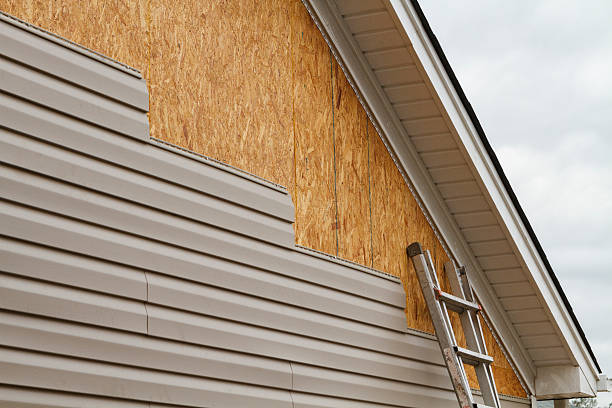 Professional Storm Damage Siding Repair technician working in Springfield, OH